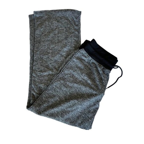 Connection 18 Women Sz M Athletic Sweatpants Pants Gray Black Stretch Waistband - Picture 3 of 9
